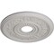 Ekena Millwork Genevieve Ceiling Medallion (Canopies up to 3 1/2"), 16 1/8"OD x 3 1/2"ID x 7/8"P, Ultra Pure White CM16GNUWF - alternate 2